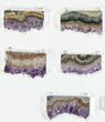 Lot: Amethyst Slice Pendants - Pieces #78457-2